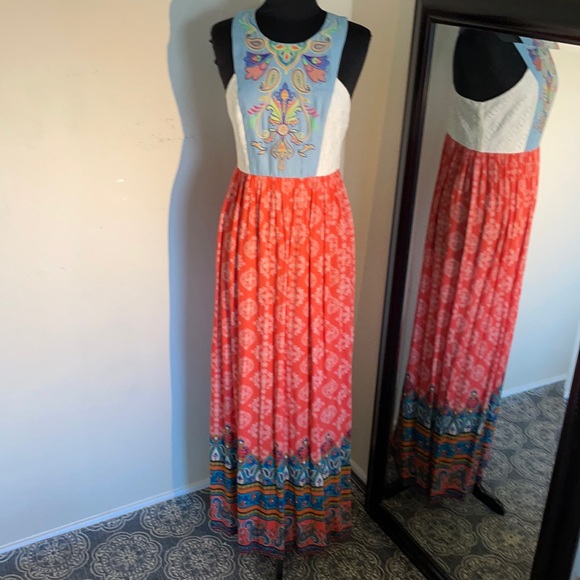 Flying Tomato Multicolor Maxi Dress - Picture 1 of 7